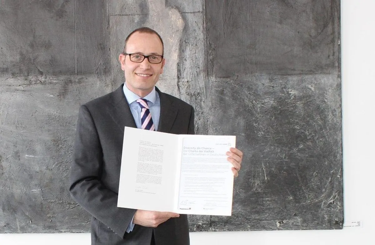 Arnulf Piepenbrock hat die Charta der Vielfalt unterzeichnet. © Piepenbrock