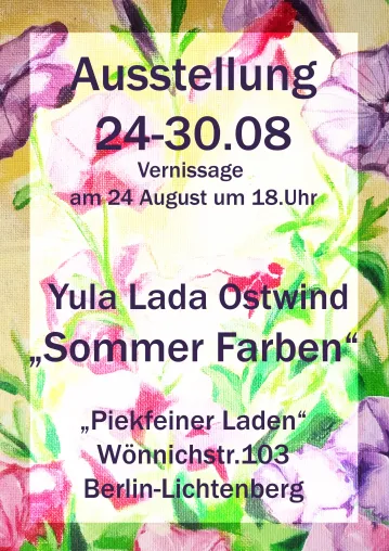 Kunstausstellung "Sommer Farben" Bild: Kunstausstellung "Sommer Farben"
