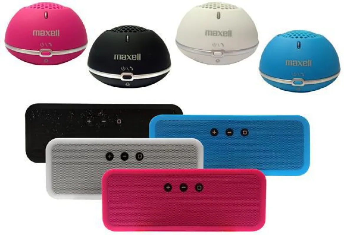 Kabelloser Klanggenuss überall: die Bluetooth-Lautsprecher BT01 und BT03 von Maxell