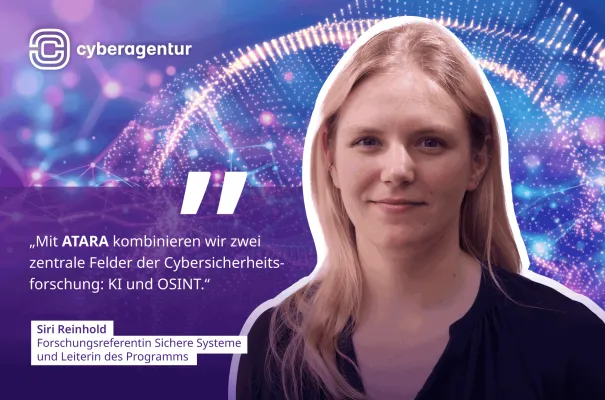 Bild: Cyberagentur startet ATARA – KI-gestützte Analyse öffentlicher Daten für mehr Cybersicherheit