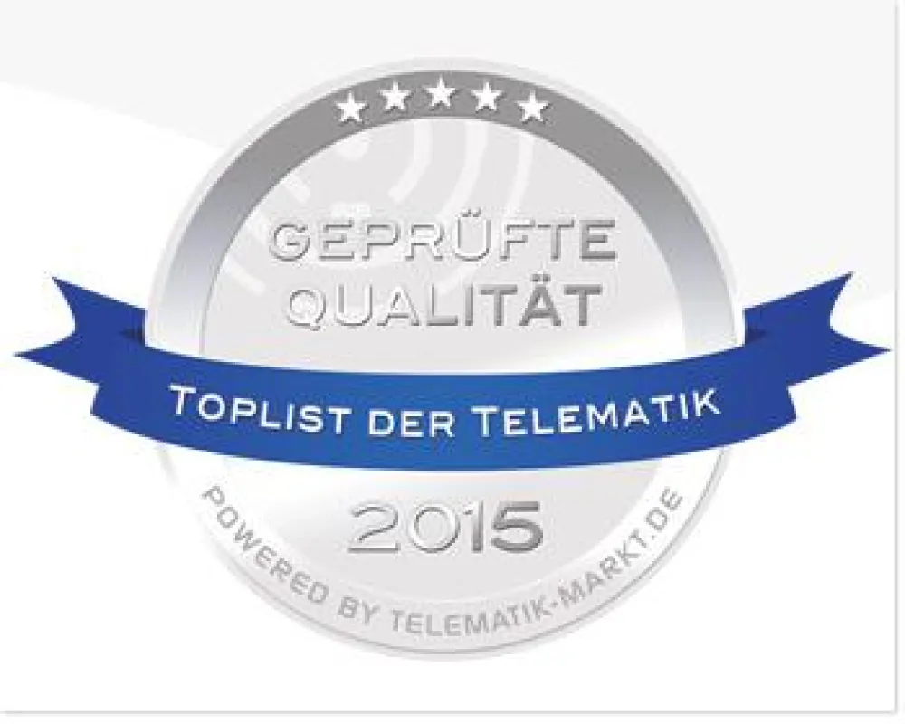 Signet Mitglied in der TOPLIST der Telematik 2015. Bild: MECOMO AG