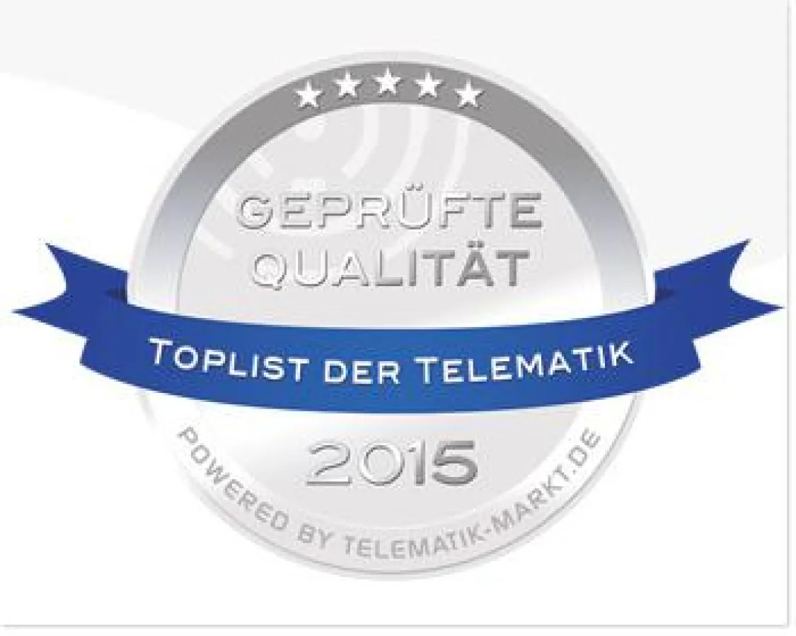 Signet Mitglied in der TOPLIST der Telematik 2015. Bild: MECOMO AG
