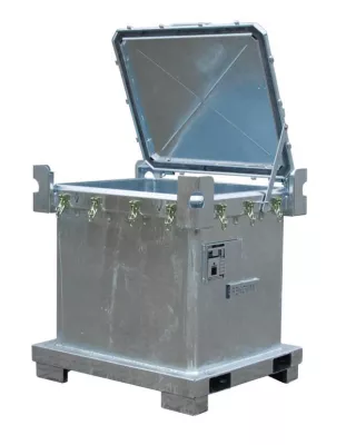 Bild: Gefahrgut-Boxen, Gefahrstoff-Behälter & Bergungscontainer - hier werden die Unterschiede erklärt