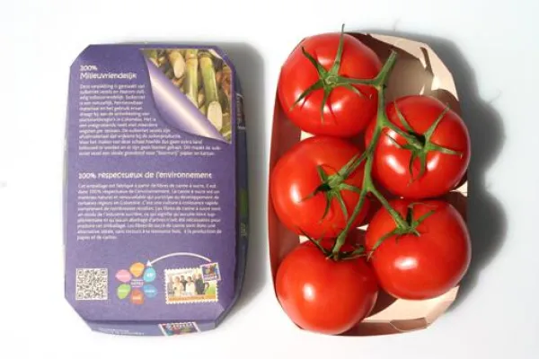 Bild: Eosta führt breitenwirksam nachhaltige Verpackung aus Zuckerrohr ein / Einzelhandel zeigt großes Interesse