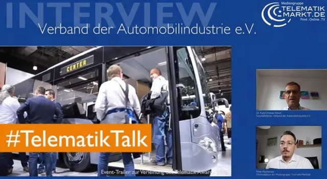 Morgen im #TelematikTalk: VDA-Geschäftsführer Christian Scheel Bild: Morgen im #TelematikTalk: VDA-Geschäftsführer Christian Scheel