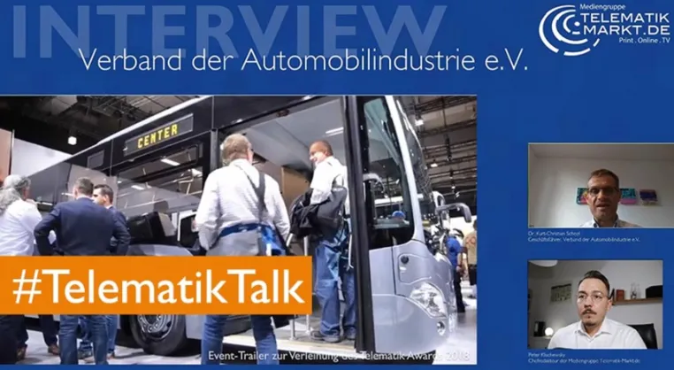 Morgen im #TelematikTalk: VDA-Geschäftsführer Christian Scheel Bild: Morgen im #TelematikTalk: VDA-Geschäftsführer Christian Scheel