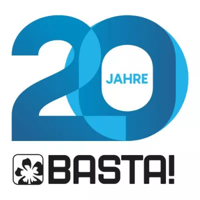 Bild: Die BASTA! wird 20 Jahre alt und feiert ihr Jubiläum mit neuem Design, neuem Programm und neuem Track!