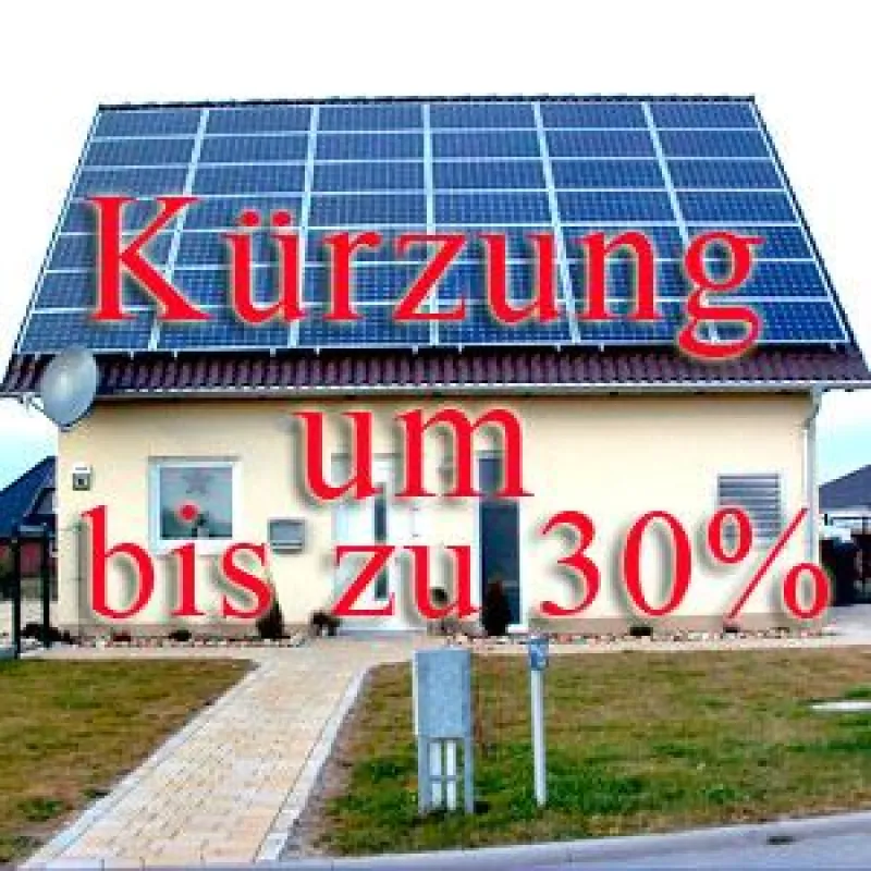 Absenkung der Einspeiseverguetung