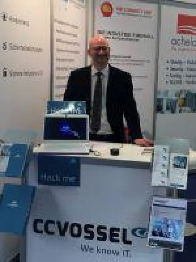 C.Vossel auf der it-sa                                                   Foto: CCVOSSEl