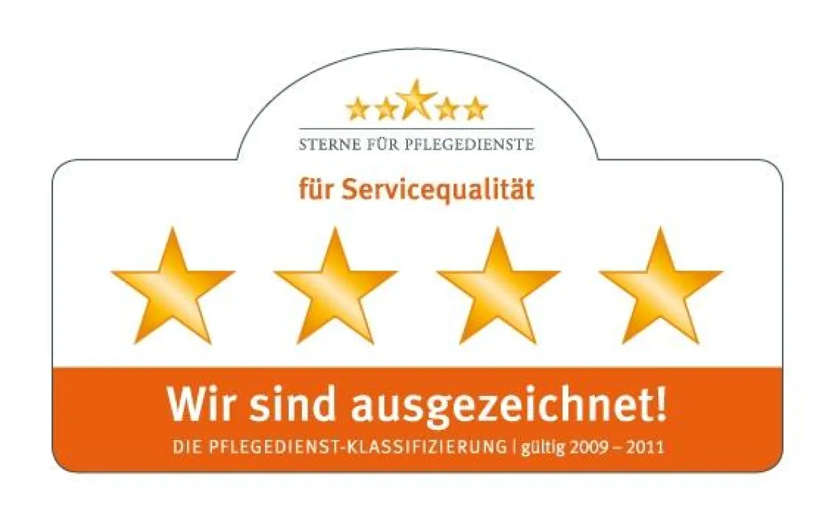 4-Sterne-Siegel für den DRK PflegeService Müggelspree
