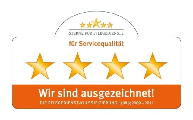DRK PflegeService Müggelspree erhält 4-Sterne-Auszeichnung für die Qualität der Pflege Bild: DRK PflegeService Müggelspree erhält 4-Sterne-Auszeichnung für die Qualität der Pflege