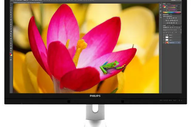 Bild: Philips Display mit Adobe RGB-Technologie - Farbkonsistenz für Profis