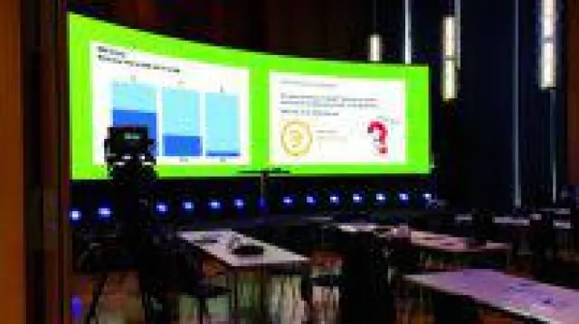 Bild: SMS Chatwall als Feedback-Kanal nutzen und mit dem Abstimmungstool SMS Voting Echtzeitumfragen durchführ