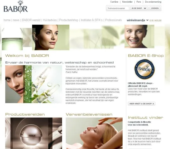 BABOR Cosmetics internationalisiert E-Shops mit dmc Bild: BABOR Cosmetics internationalisiert E-Shops mit dmc