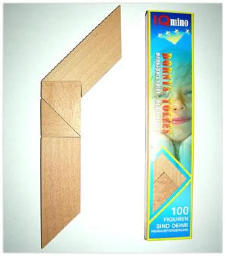 IQmino Holzpuzzle - 4 Teile - unbegrenzter Spaß!