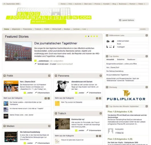 Gemeinsam gegen die Medienkrise – Blogjournalisten gehen an den Start Bild: Gemeinsam gegen die Medienkrise – Blogjournalisten gehen an den Start