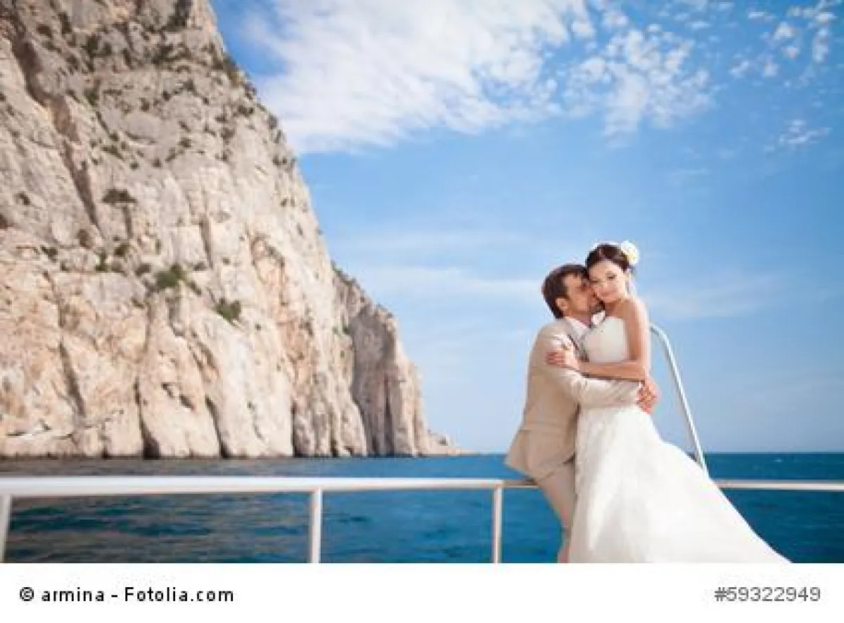 Heiraten auf einer Yacht