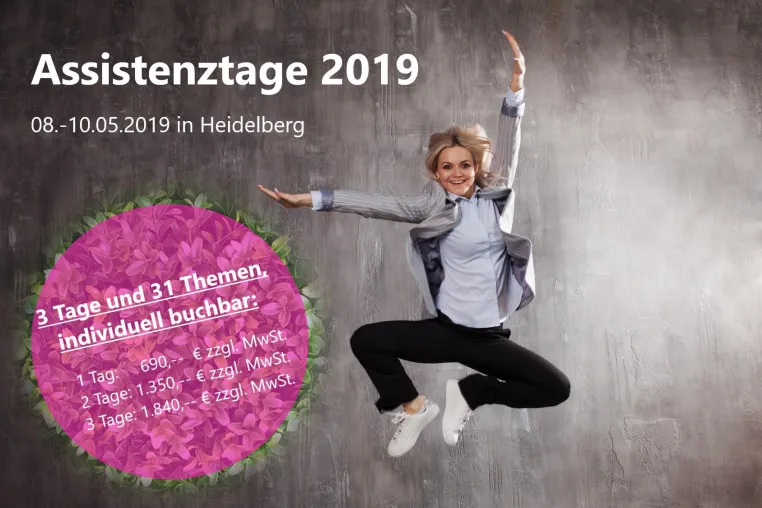 Bild: Assistenztage 2019: Fit für das moderne Office