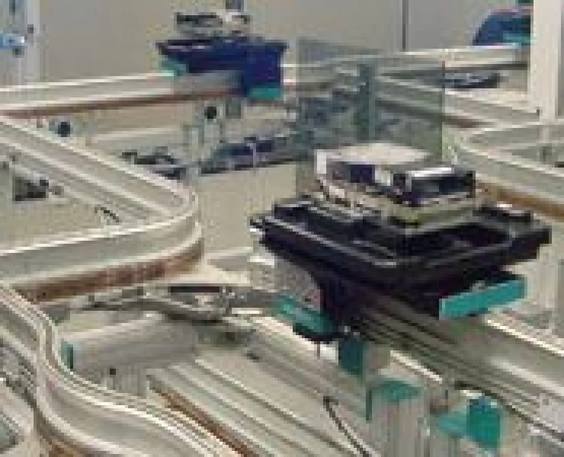 Montrac Applikation der montratec AG