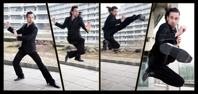 Bild: Karate für die Superhelden - Sascha Wagener unterweist die „Union der Helden“