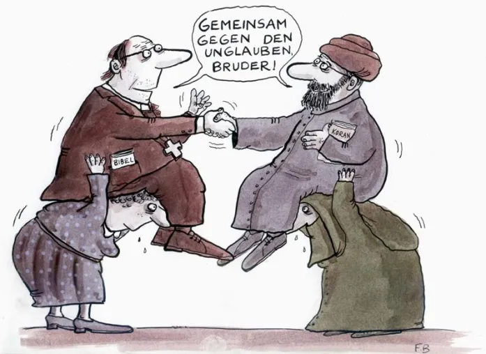 Bild: Franziska Becker–Jubiläumsausstellung in der Caricatura-Galerie für Komische Kunst in Kassel