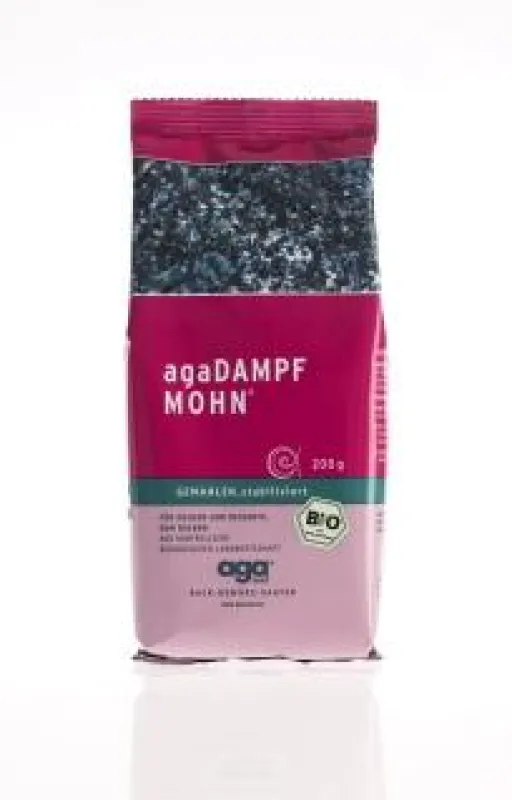 Der backfertige agaDAMPFMOHN® stammt aus eigenem, zertifizierten Anbau.