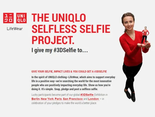 Bild: DOOB GROUP unterstützt das internationale UNIQLO SELFLESS SELFIE PROJEKT