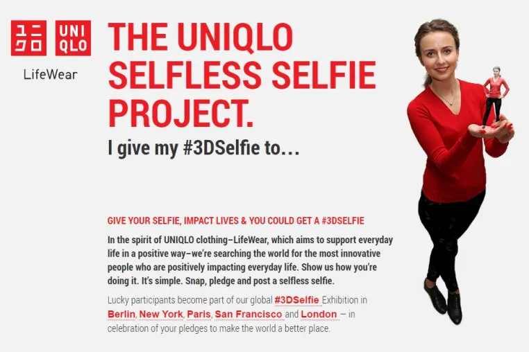 Bild: DOOB GROUP unterstützt das internationale UNIQLO SELFLESS SELFIE PROJEKT