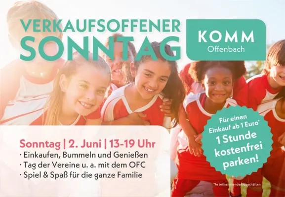 Vereine präsentieren sich am verkaufsoffenen Sonntag im KOMM Bild: Vereine präsentieren sich am verkaufsoffenen Sonntag im KOMM