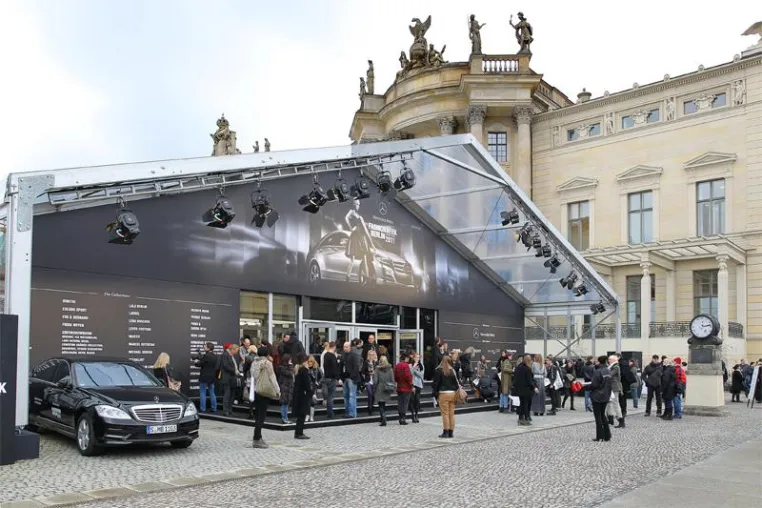 Von Pitches, Labeln und Modezelten - Losberger holt Zeltauftrag für Fashion-Woche in Berlin Bild: Von Pitches, Labeln und Modezelten - Losberger holt Zeltauftrag für Fashion-Woche in Berlin