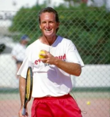 Bild: Tennisprominenz in Waldaschaff