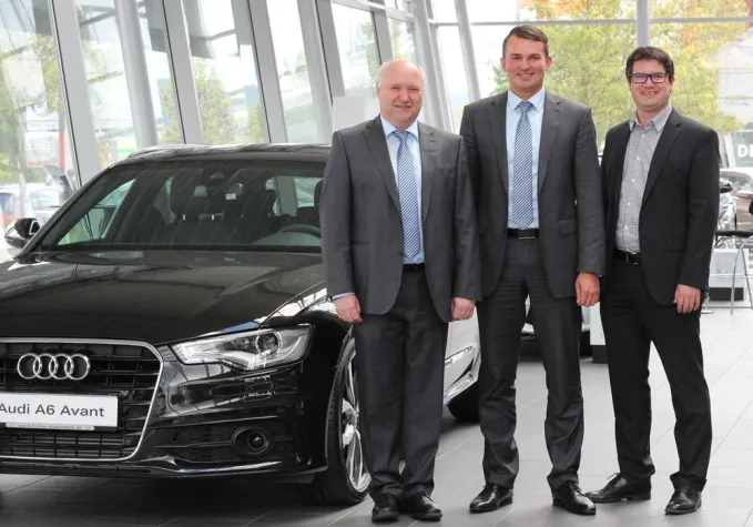 Bild: Spitzenkräfte im Doppelpack bei Fischer Automobile