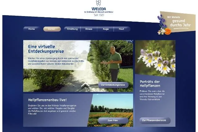 Bild: Weleda macht Heilpflanzenanbau im Netz erlebbar
