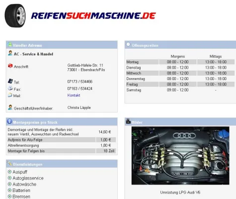 Bild: Reifensuchmaschine.de – Reifensuche war noch nie so einfach