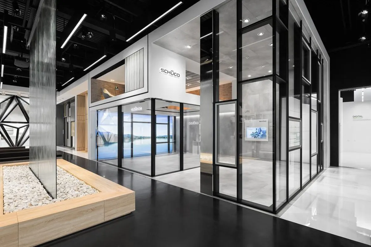 Die D'art Design Gruppe hat den Schüco Showroom nach der BAU 2017 aktualisiert.
