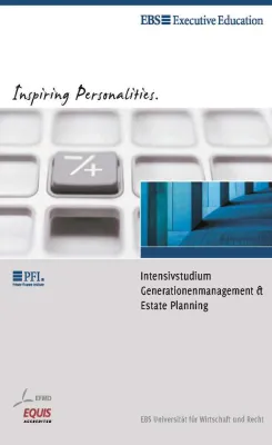 Bild: Weiterbildung zum Generationenberater und Estate Planner an der EBS Executive Education neu aufgelegt