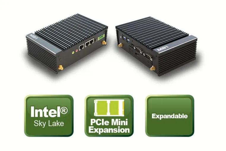 Bild: Modularer Embedded PC mit Apollo Lake Power und PoE Funktionalität