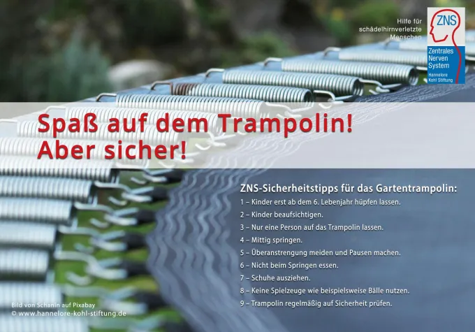 Bild: Trampolin im Garten – Spaß mit unterschätzten Gefahren!