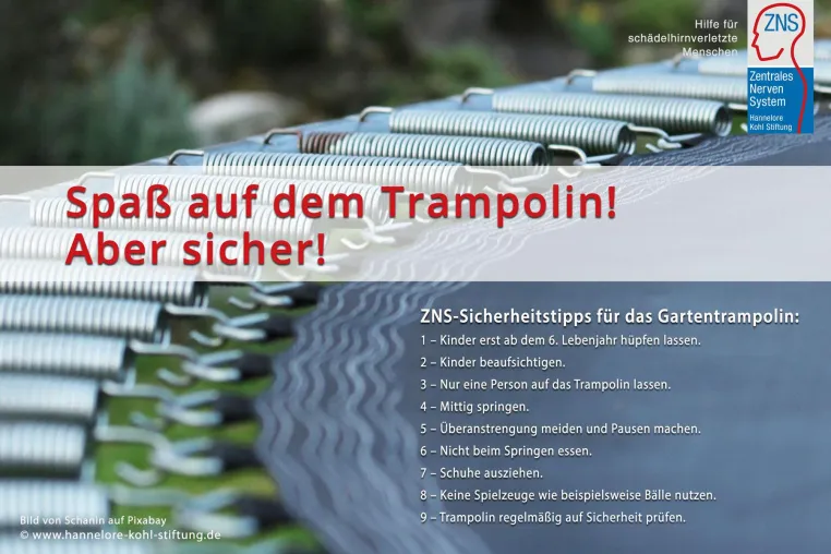 Bild: Trampolin im Garten – Spaß mit unterschätzten Gefahren!