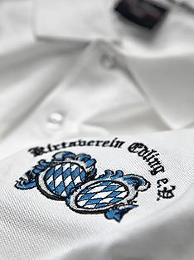 Poloshirt besticken - Edel & Chic.