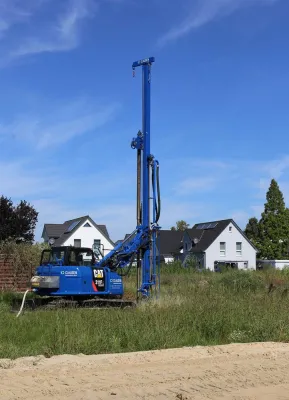 Bild: Lösung für vertikale Grundwasserabsenkung im Portfolio: Walter Clausen investiert in weiteres Spülbohrgerät