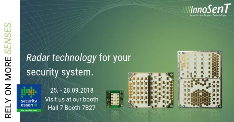 Bild: InnoSenT auf der Security 2018