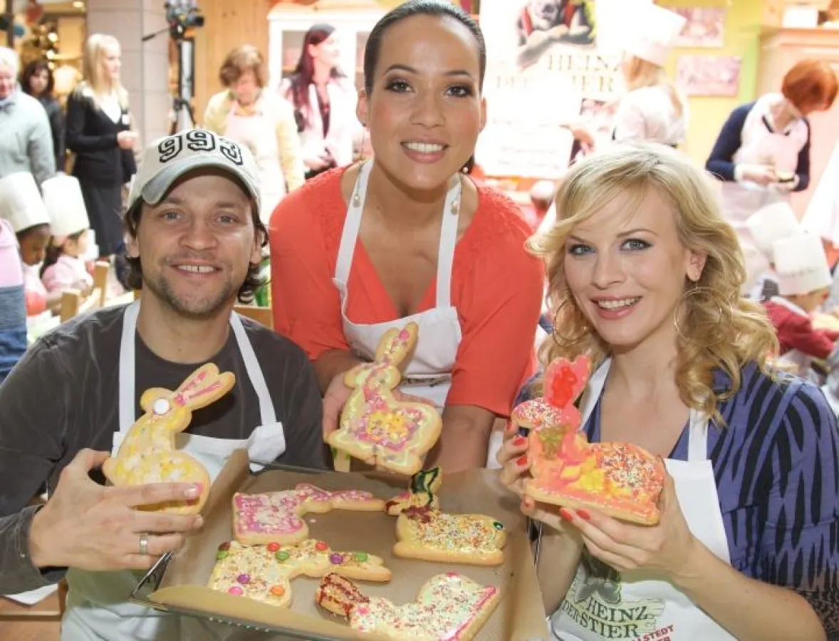 Sweet Charity: Patrick Bach, Nandini Mitra und Eva Habermann engagierten sich für HEINZ DER STIER