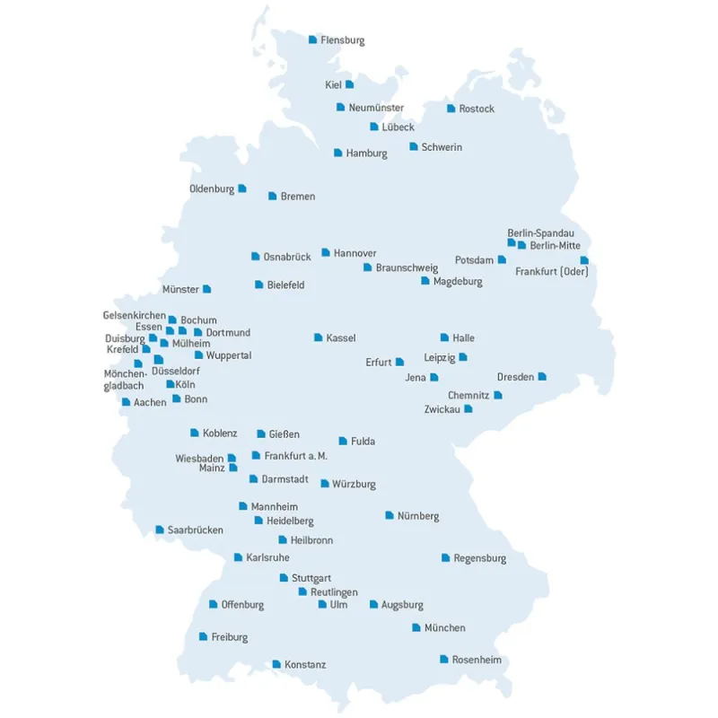 alfatraining an 65 Standorten in Deutschland