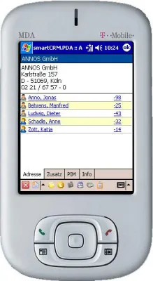 smartCRM.PDA: Mit .NET zu mehr Effizienz im Außendienst Bild: smartCRM.PDA: Mit .NET zu mehr Effizienz im Außendienst