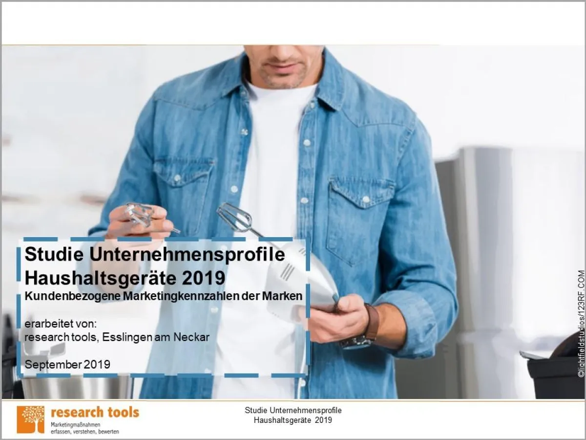 Studie Unternehmensprofile Haushaltsgeräte 2019