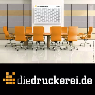 Bild: Jahresplanung mit Kalendervorlagen für 2015 von diedruckerei.de