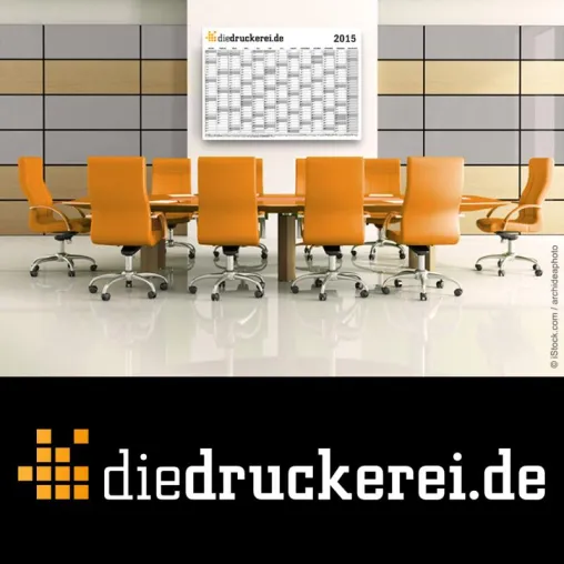 Bild: Jahresplanung mit Kalendervorlagen für 2015 von diedruckerei.de
