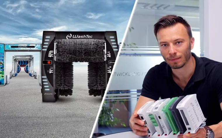 Bild: WashTec setzt auf DIN-Rail-Gehäuse von Italtronic