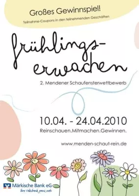 Bild: In Menden beginnt der Frühling in den Schaufenstern